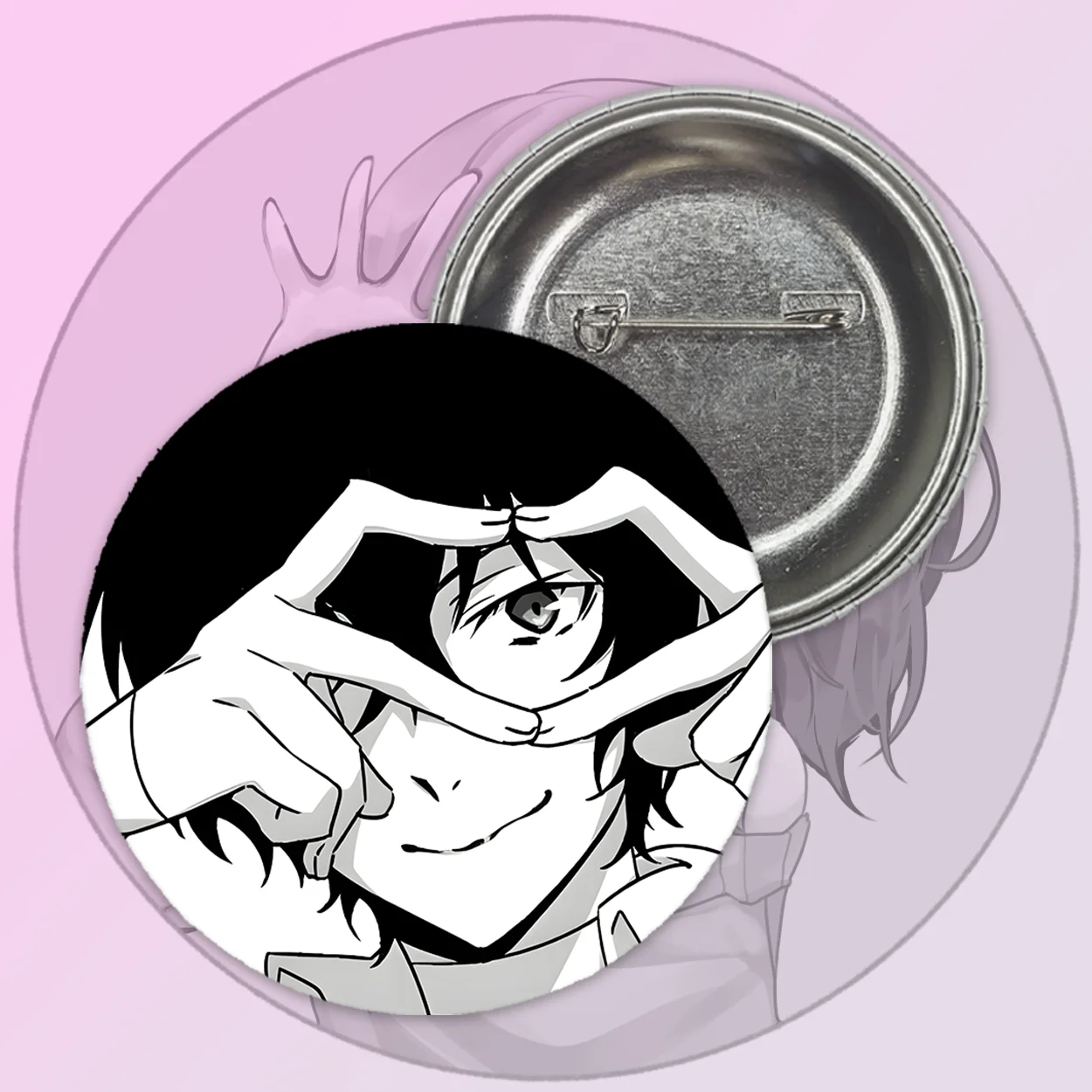 Значок Літературні генії Бродячі Пси – Осаму Дазай