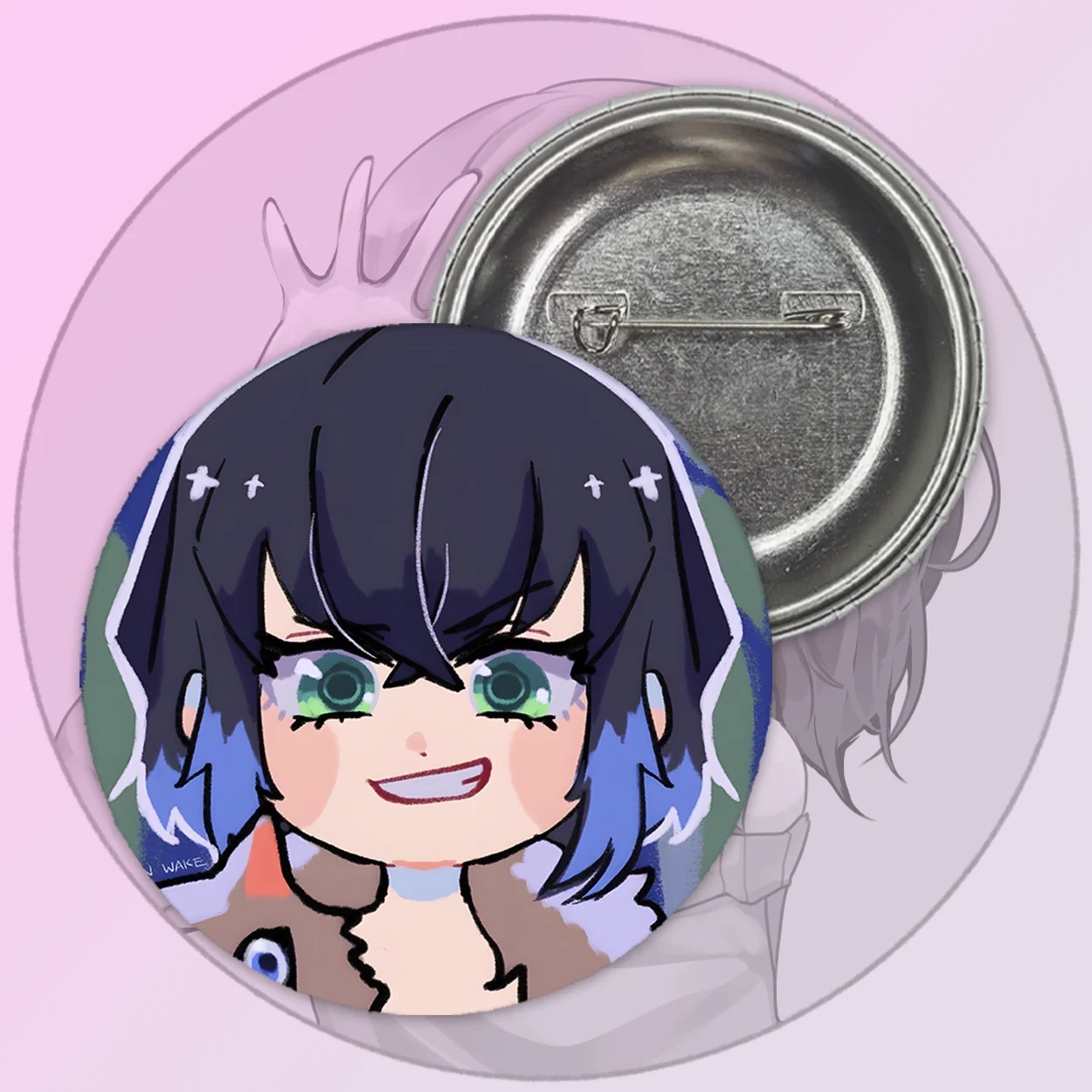 Значок Клинок який знищує демонів - Іноске Хашібара