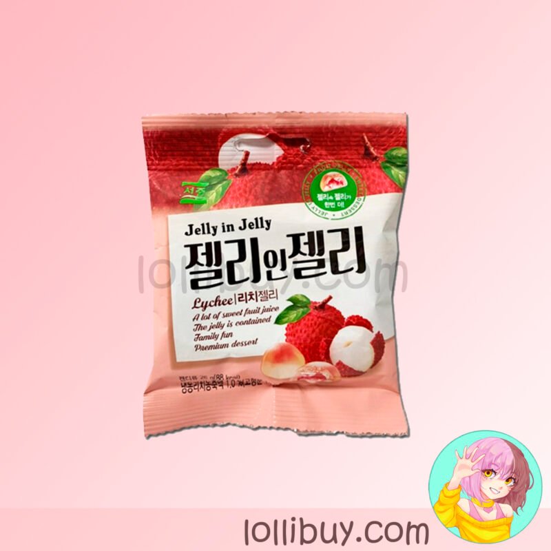 Желейные конфеты Seoju с личи 26г