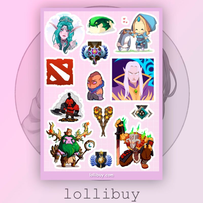 Наліпки А6 Dota 2