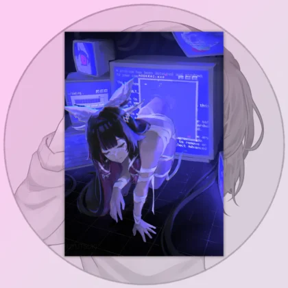 Плакат Genshin Impact Коломбіна А3-А4