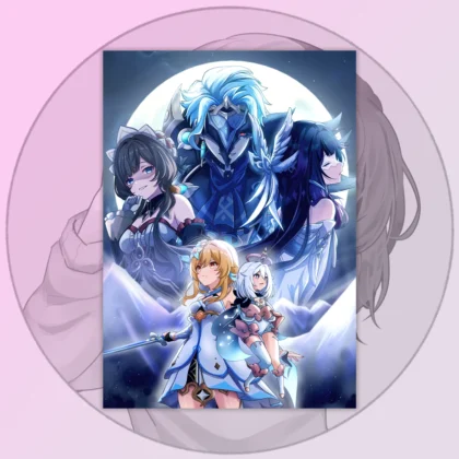 Плакат Genshin Impact А3-А4