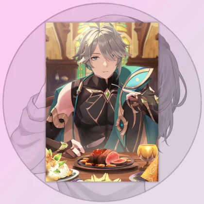 Плакат Genshin Impact Аль-Хайтам А3-А4