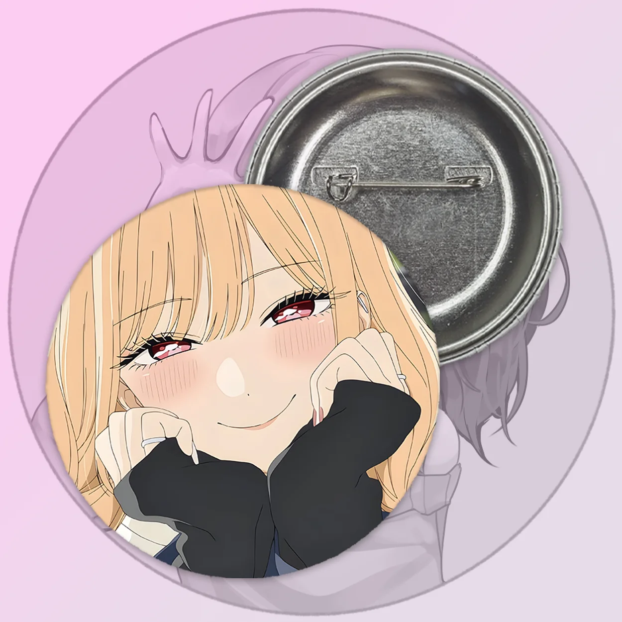 Значок Ця порцелянова лялечка закохалася – Марін Кітагава