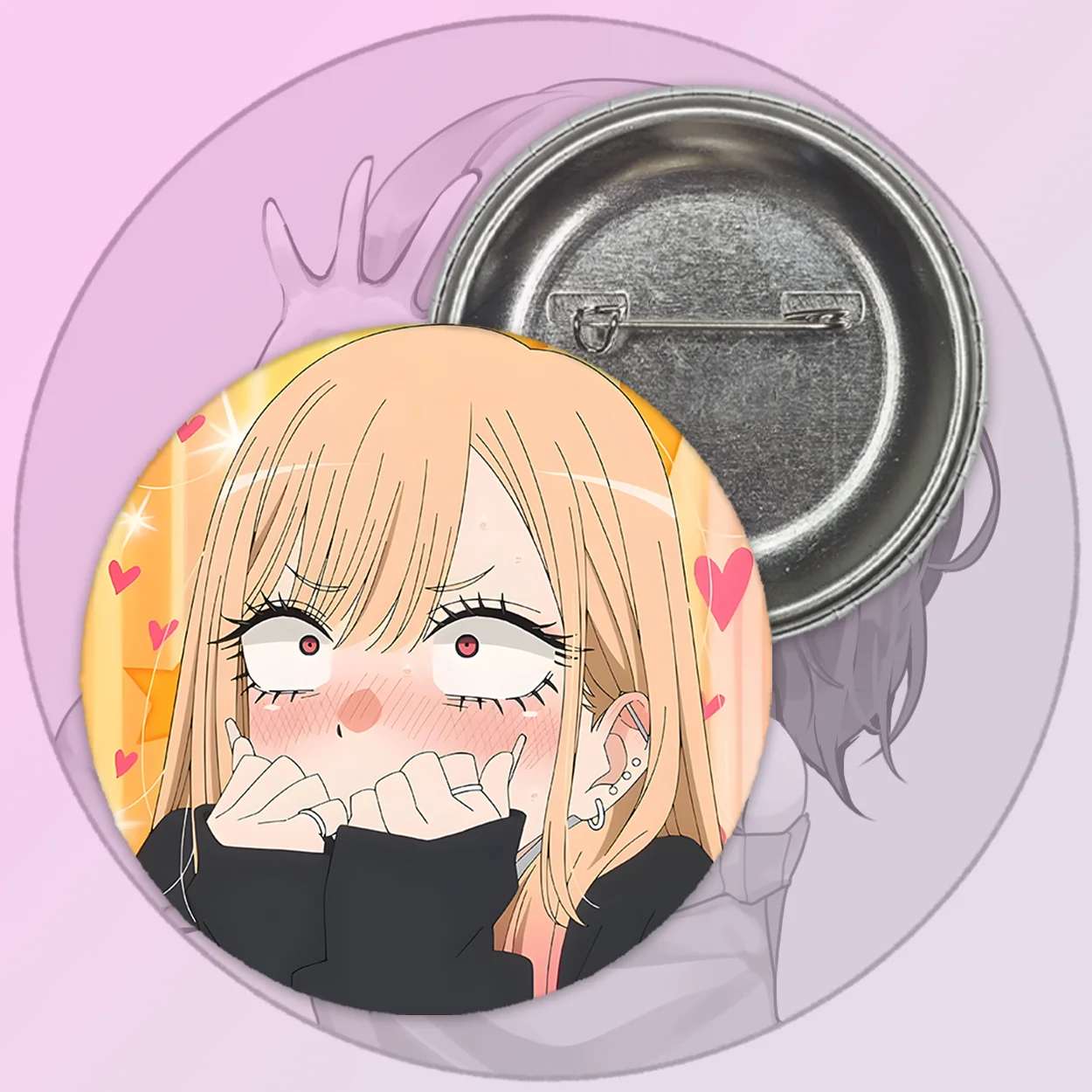 Значок Ця порцелянова лялечка закохалася – Марін Кітагава